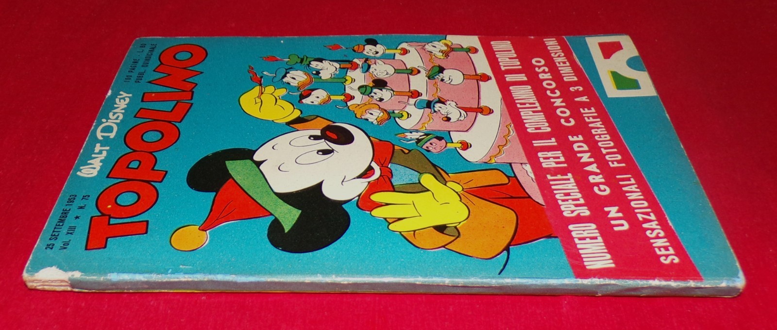 TOPOLINO LIBRETTO N:75  PIU' CHE OTTIMO STATO!!!!!!!!!!!!!!!!!!!!!