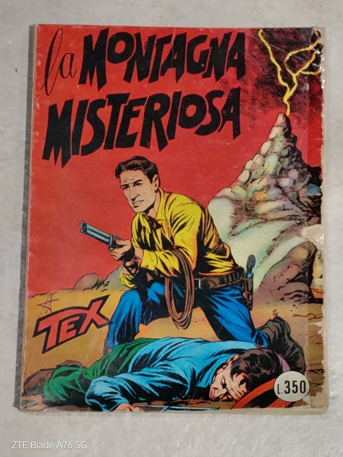 Edizioni Araldo Tex Gigante n. 15 La montagna misteriosa Sergio Bonelli 1965 ITA