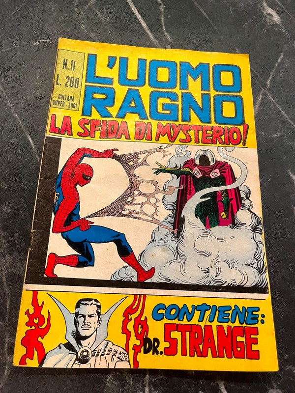 Uomo Ragno Corno , n. 11 12 13 14 , anno 1970