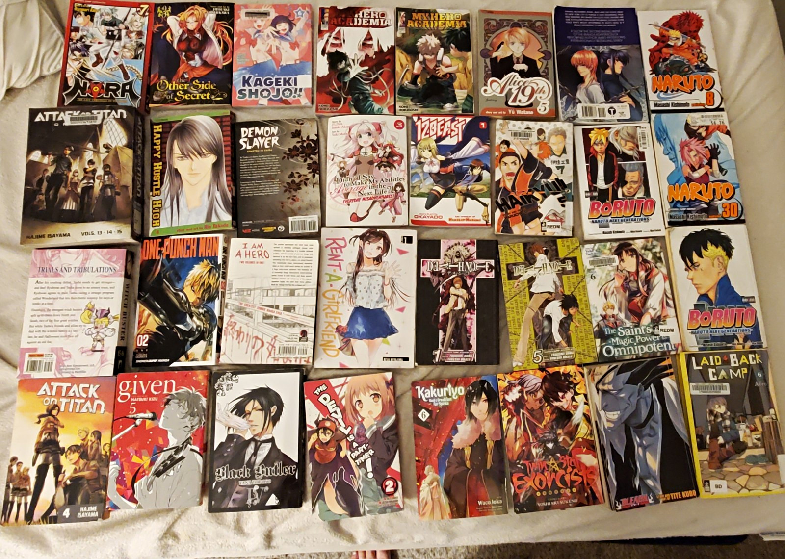 Lotto 52 libri manga varie serie incluse imperdibili