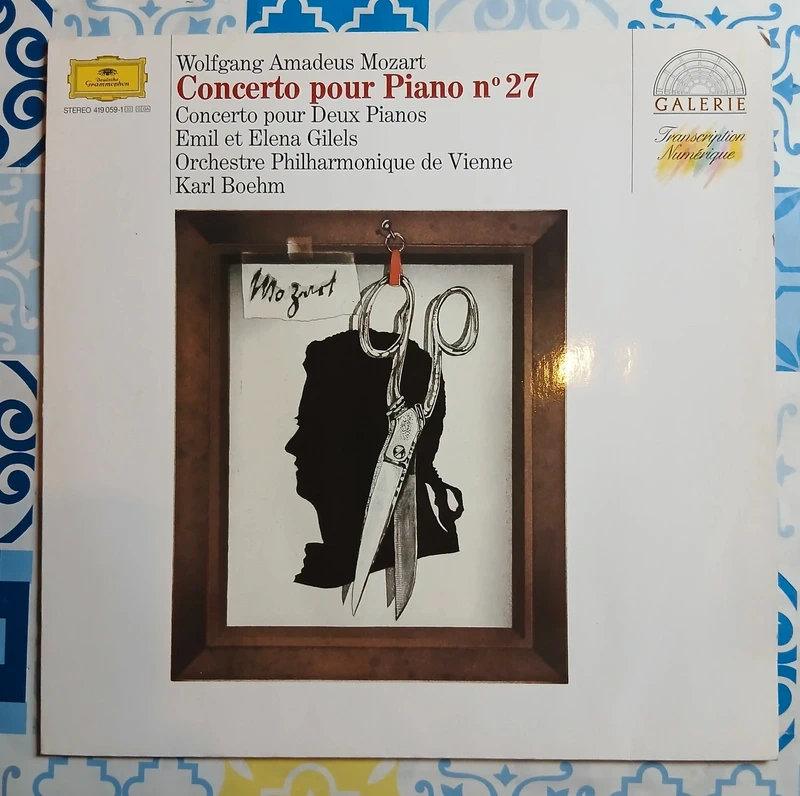 Disque vinyle. Mozart. Deutsche Grammophon.