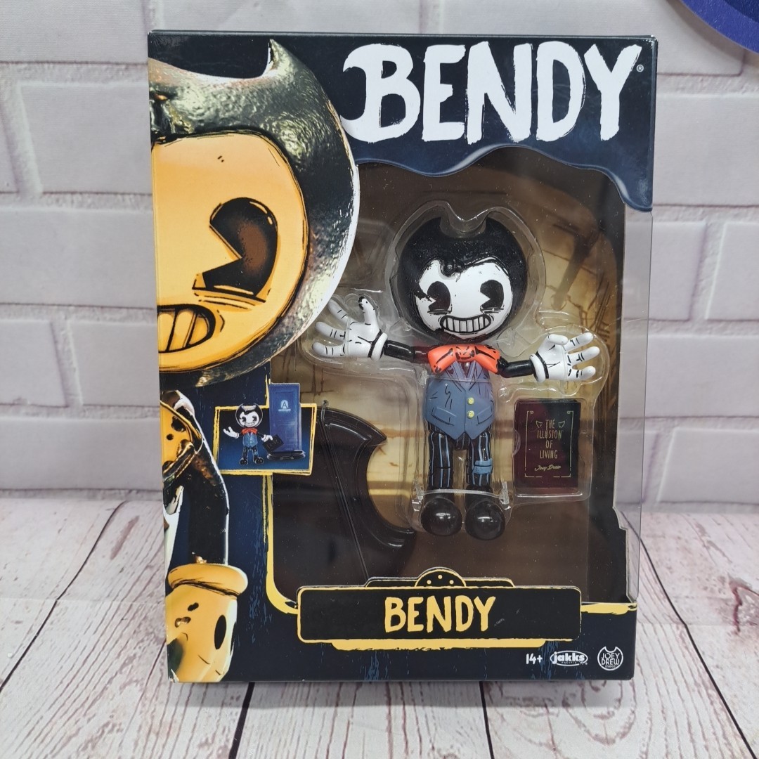 Modellino Jakks Pacific Bendy & The Ink Machine 5" con libro
