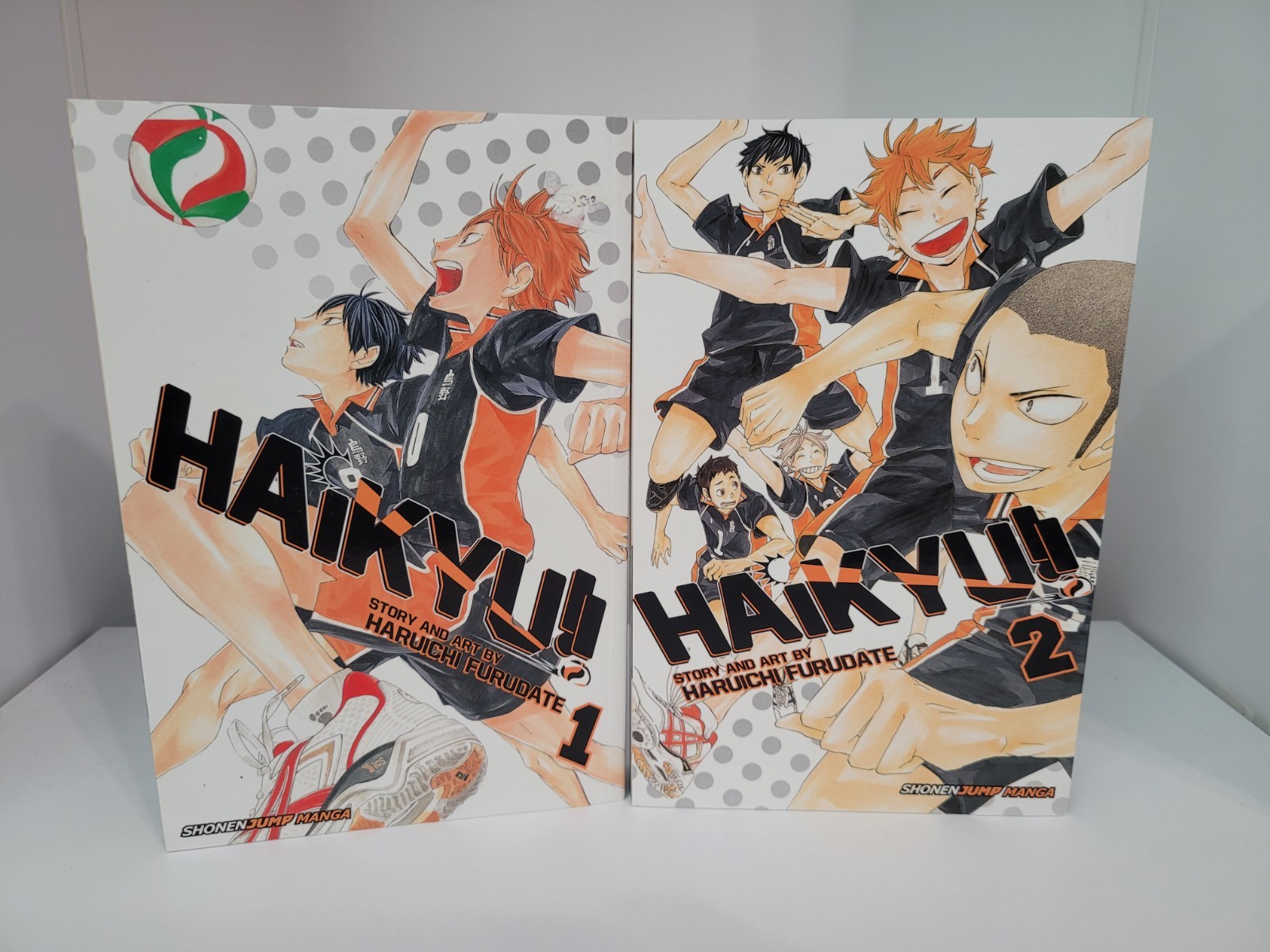 Haikyu!! Lotto volumi manga 1 e 2 - brossura inglese Shonen Jump Haruichi Furudate