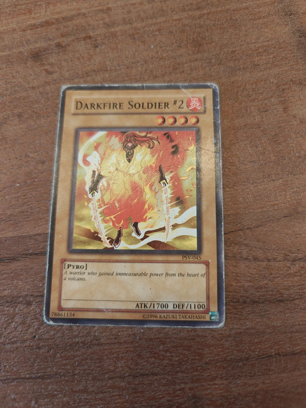Darkfire soldier #2 yu gi oh PSV-045