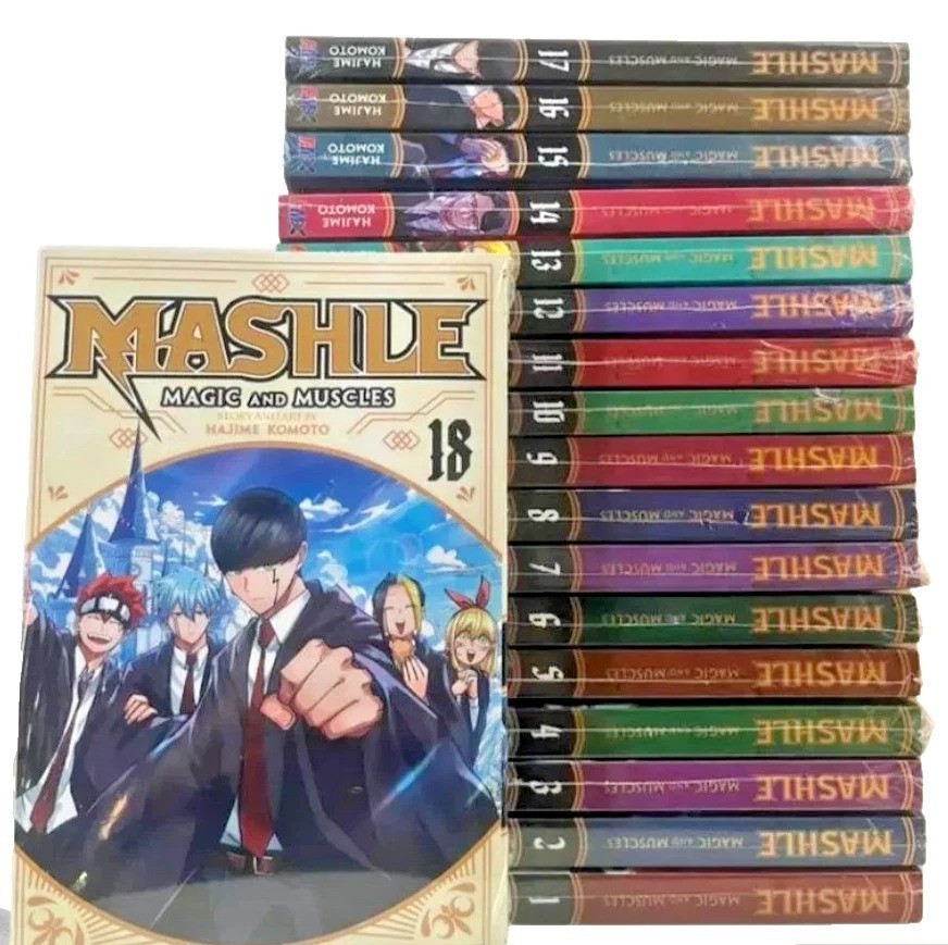 Fumetti Mashle: Magic and Muscles Manga Volume 1-18 Inglese Completo