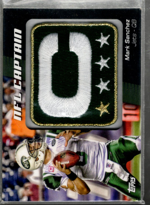 A1481- 2012 Topps NFL Captains Patches #NCPMS Mark Sanchez - NM-MT