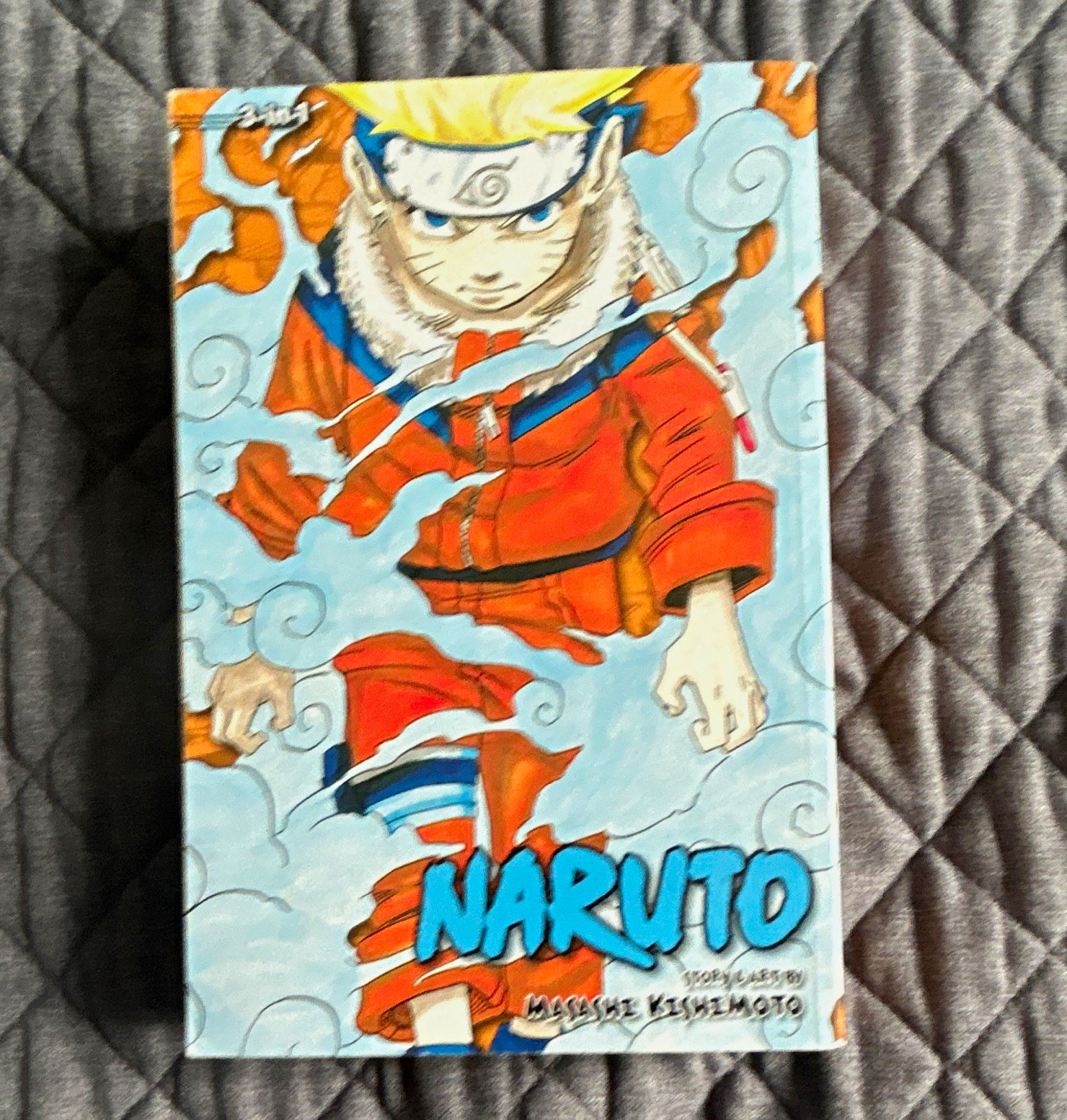 Naruto manga.  3 in 1 books,Volumes 1-21.