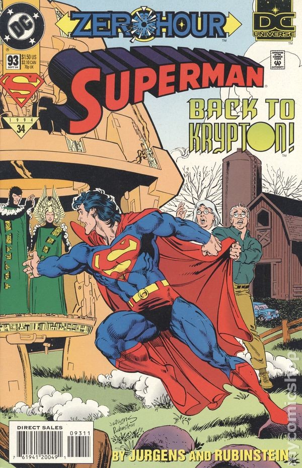 Superman #93 VF 1994 immagine stock