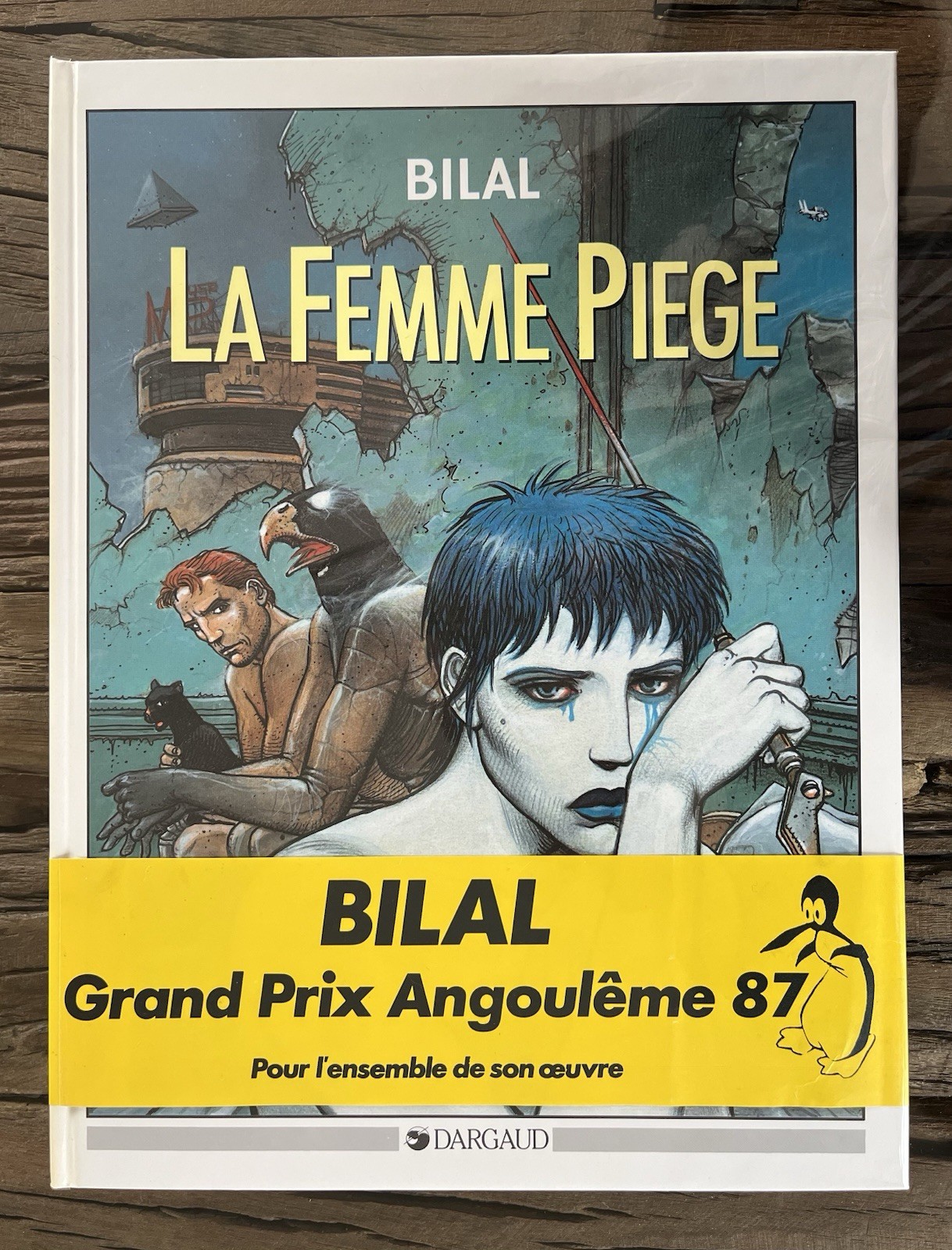 LA FEMME PIÈGE : ULTRA RARE ENSEMBLE CRAQUANT NEUF EO+FAUX JOURNAL+BANDEAU BILAL