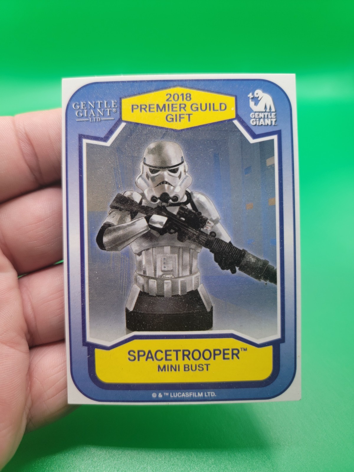 SDCC Gentle Giant Star Wars Trading Card Spacetrooper 2018 