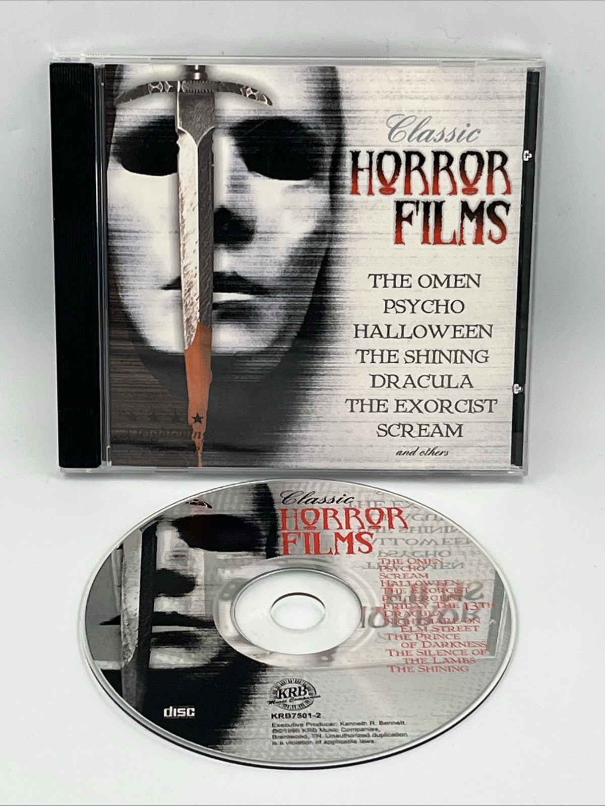 Classic Horror Films CD Halloween Shinning Psycho Scream Poltergeist Omen EX