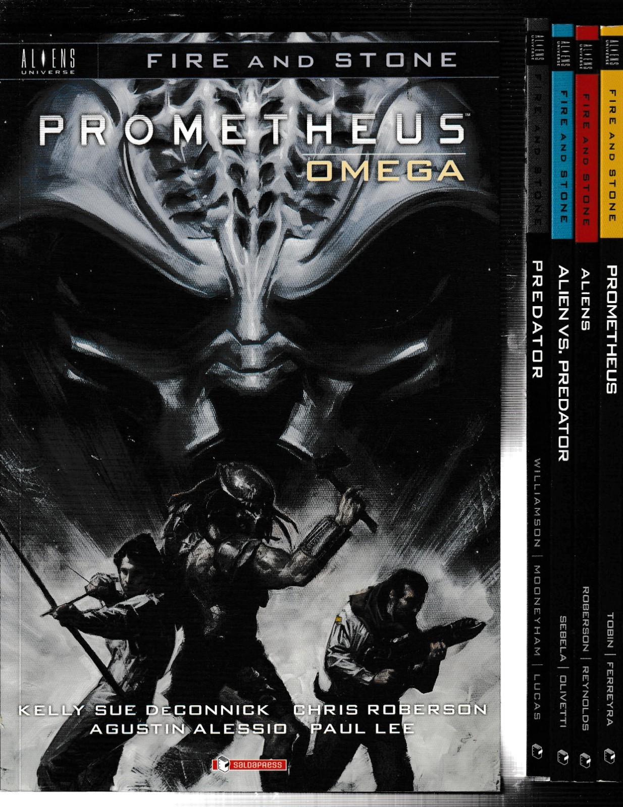 aliens fire and stone 5/5 serie completa