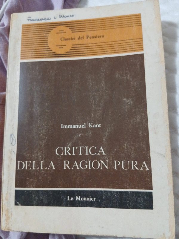 La critica della ragion pura