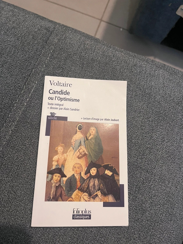 Livre « Candide » Voltaire