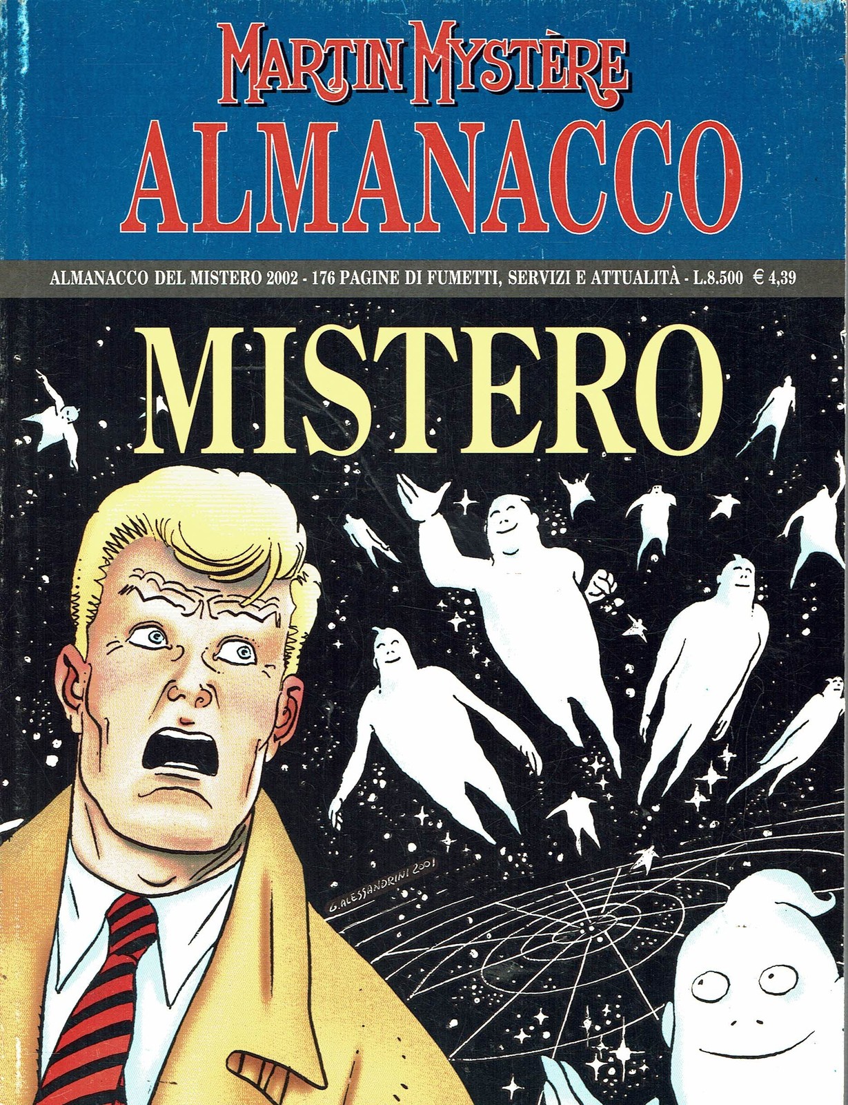 Martin Mystere almanacco mistero 2002 di Castelli ed. Bonelli