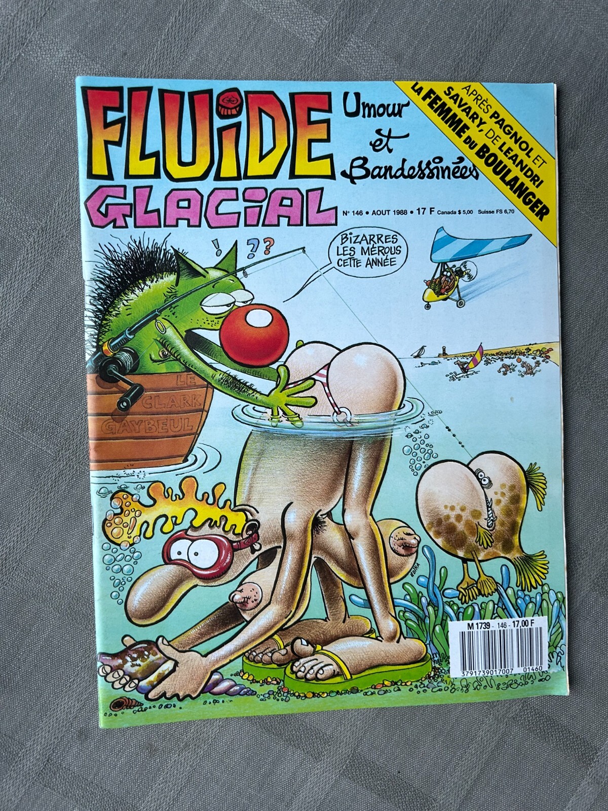 FLUIDE GLACIAL N°146 AOÛT 1988 EN TRÈS BON ÉTAT