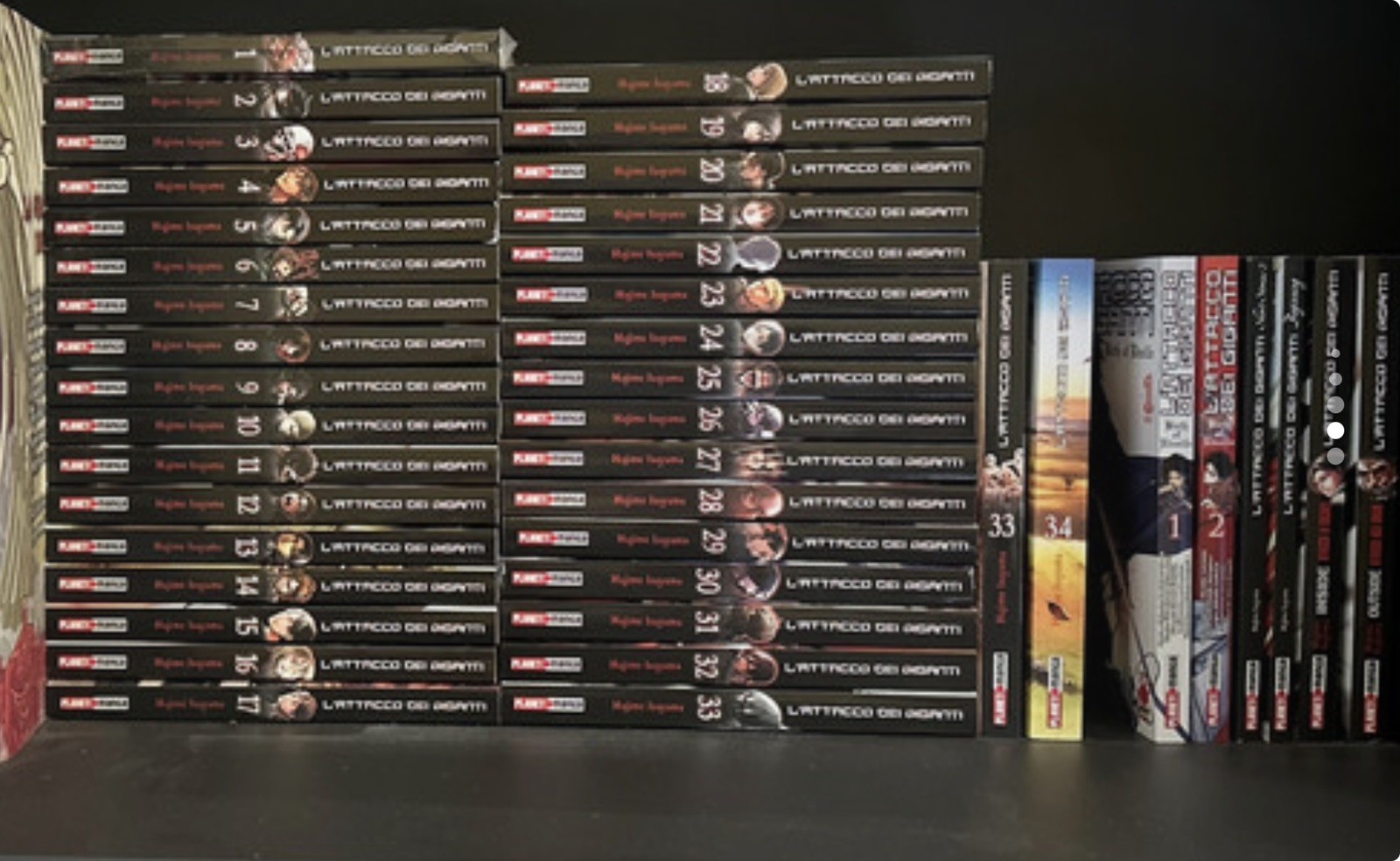 L’Attacco dei Giganti completa 1-34 -Planet Manga- Hajime Isayama + extra