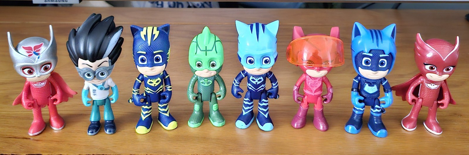 Pacchetto PJ Masks action figure giocattoli x 8 
