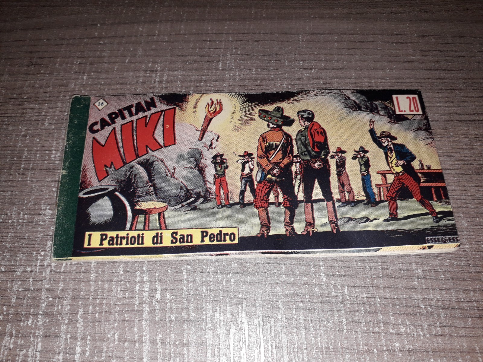 CAPITAN MIKI Striscia prima I serie  n° 16  1951  Edizioni Dardo  QS OTTIMA