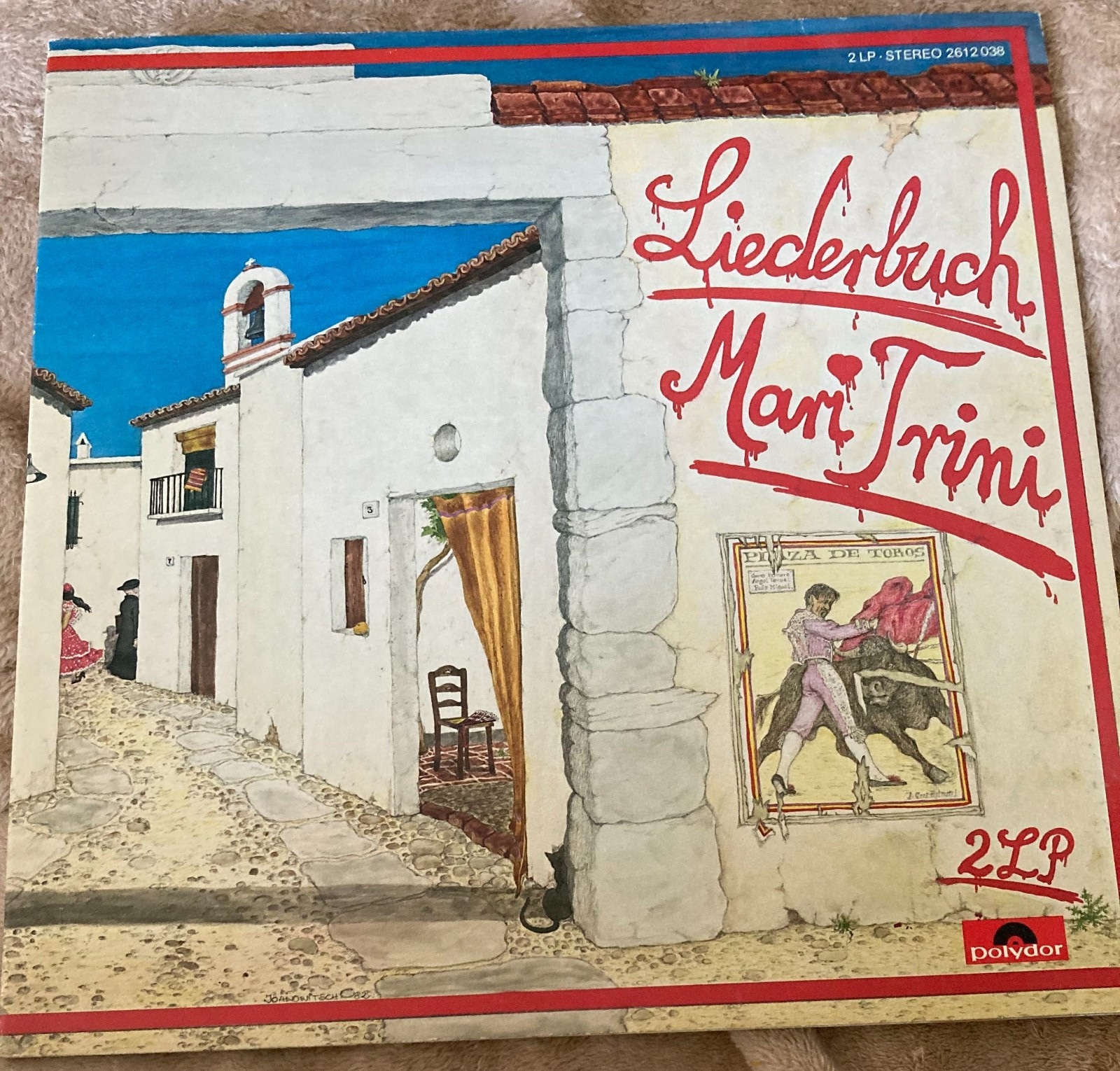MARI TRINI Liederbuch 1982 Polydor 2LP Vinile 12" 33 U/min Testi Cantati