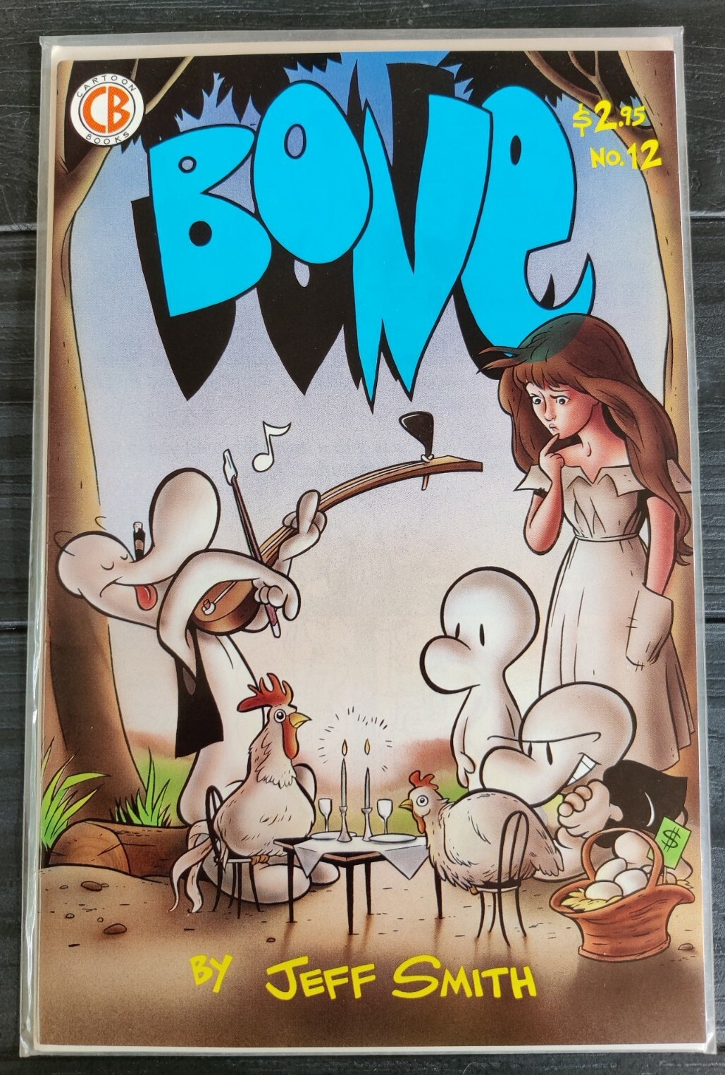 Bone #12 Cartoon Books Jeff Smith April 1994 Second Printing NM