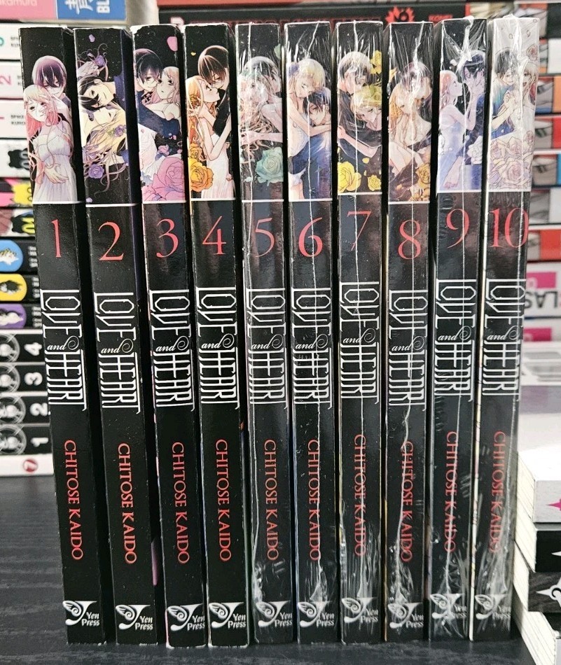 Manga Love And Heart Full Set Vol 1-10 English Volumes Complete Some New &Sealed