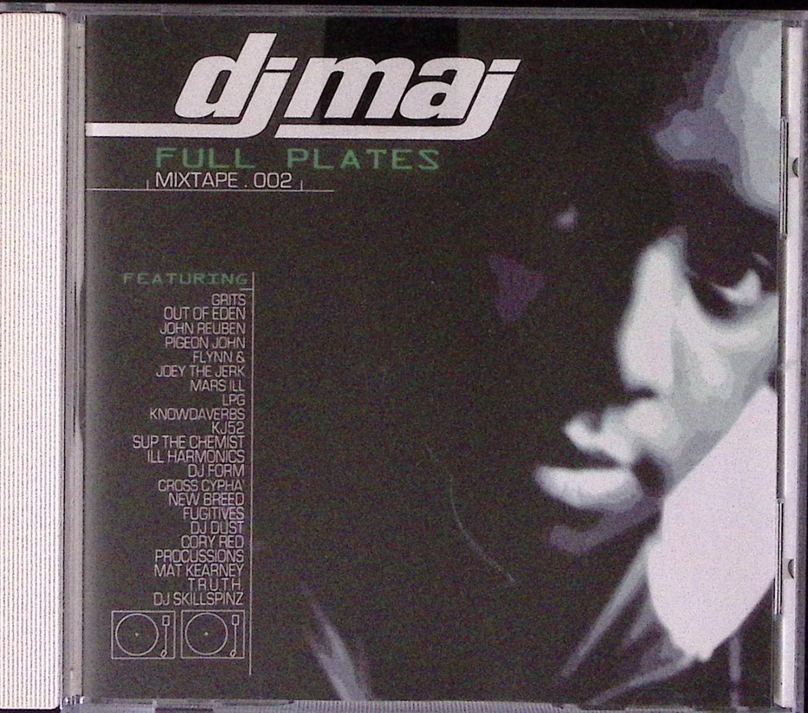 DJ MAJ FULL PLATES MIXTAPE 002 2001 GOTEE CHRISTIAN HIP HOP RAP CD  911D