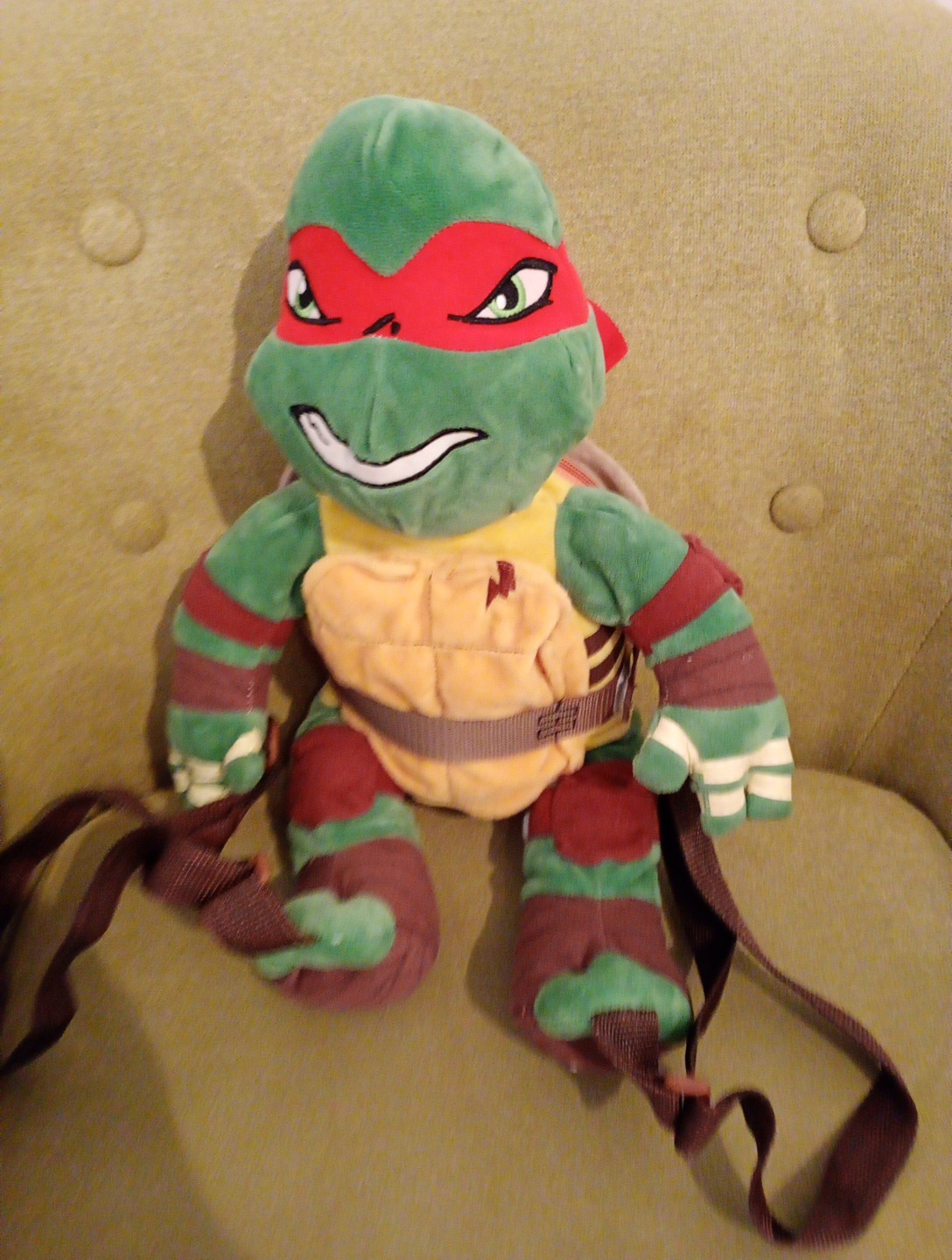 Teenage Mutant Ninja Turtles 13" Plush Soft Toy TMNT Leonardo Nickelodeon