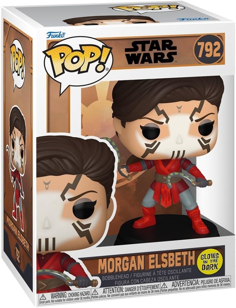FUNKO Star Wars  Pop! Vinyl Figure Of Morgan Elsbeth Glow In The Dark (4 Inch)