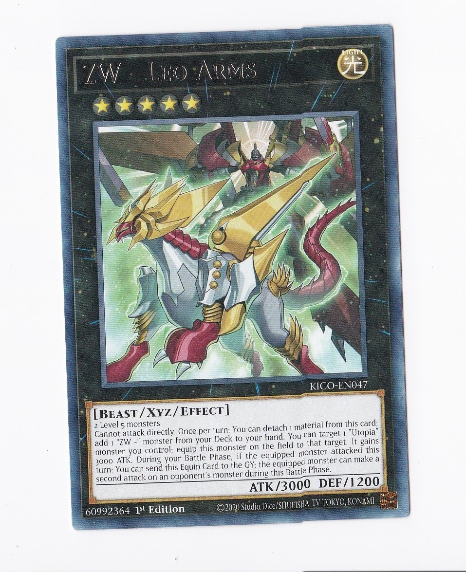 Konami YuGiOh 2020! 1ª Edizione - ZW - Leo Arms KICO-EN047