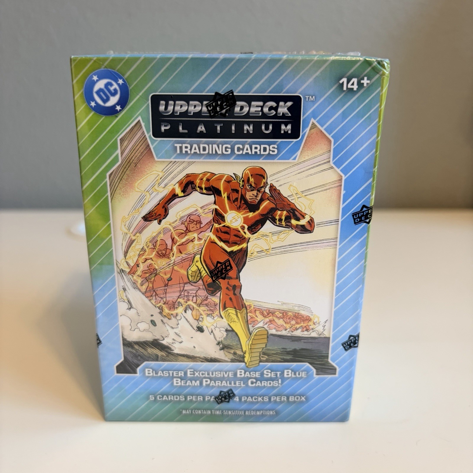 2026 Upper Deck DC Platinum Trading Card Value Blaster Box 4 Packs 20 Cards