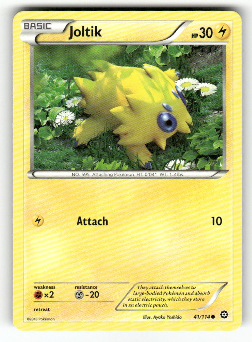 Pokemon Joltik 41/114 comune assedio a vapore giocato poco