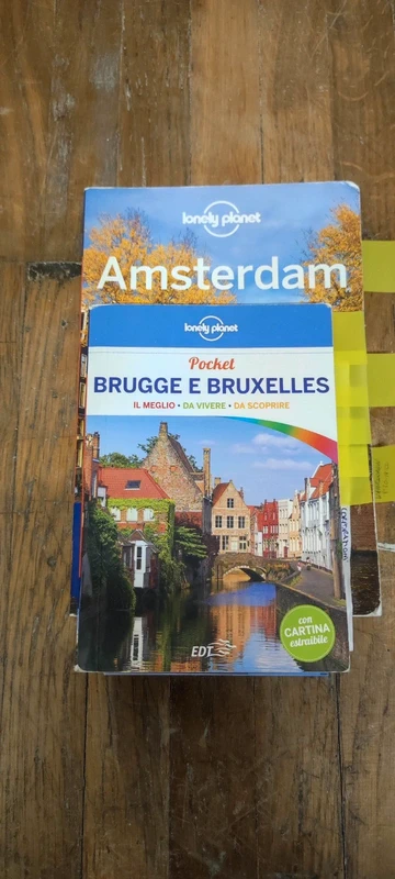 Lonely planet Amsterdam e Bruxelles/Bruges