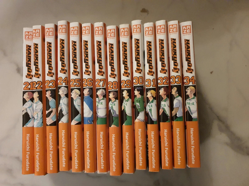 Haikyu tome 21 à 34