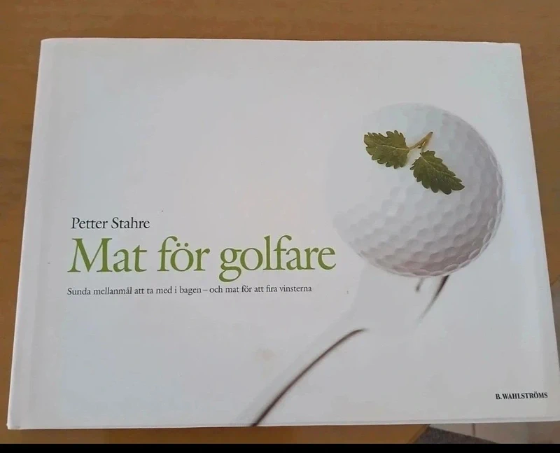 Swedish golf cooking book, Mat för golfare - sunda mellanmål att ta med i bagen