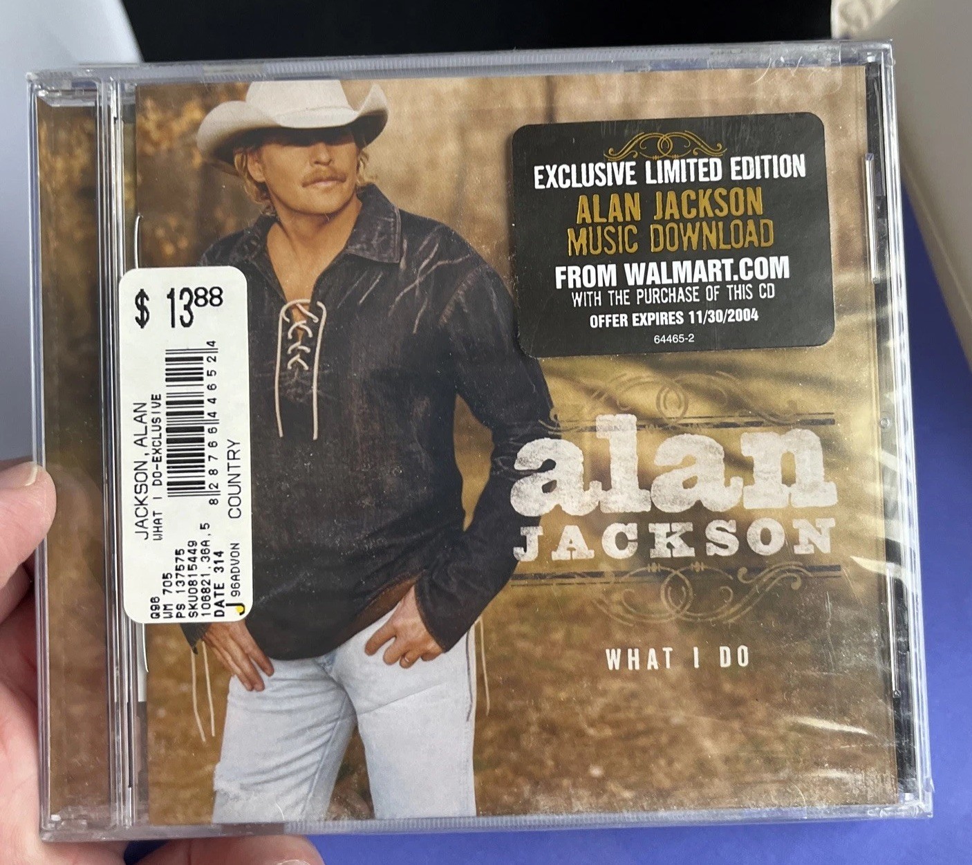 Alan Jackson - What I Do Factory Sealed CD 2004 Sealed New