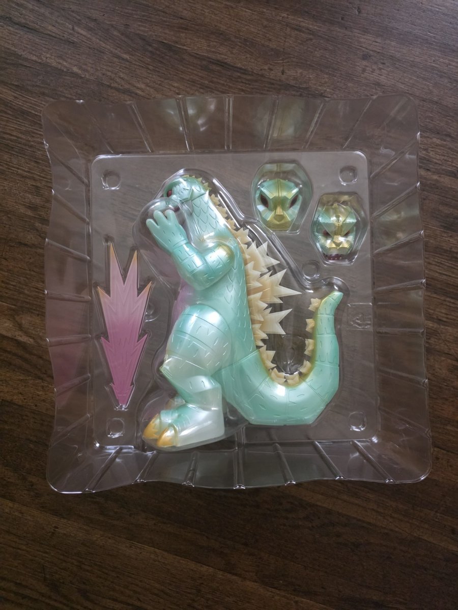 Mondo Godzilla Vinyl Figure Attack Peter Kaiju Night Light Variant Glow