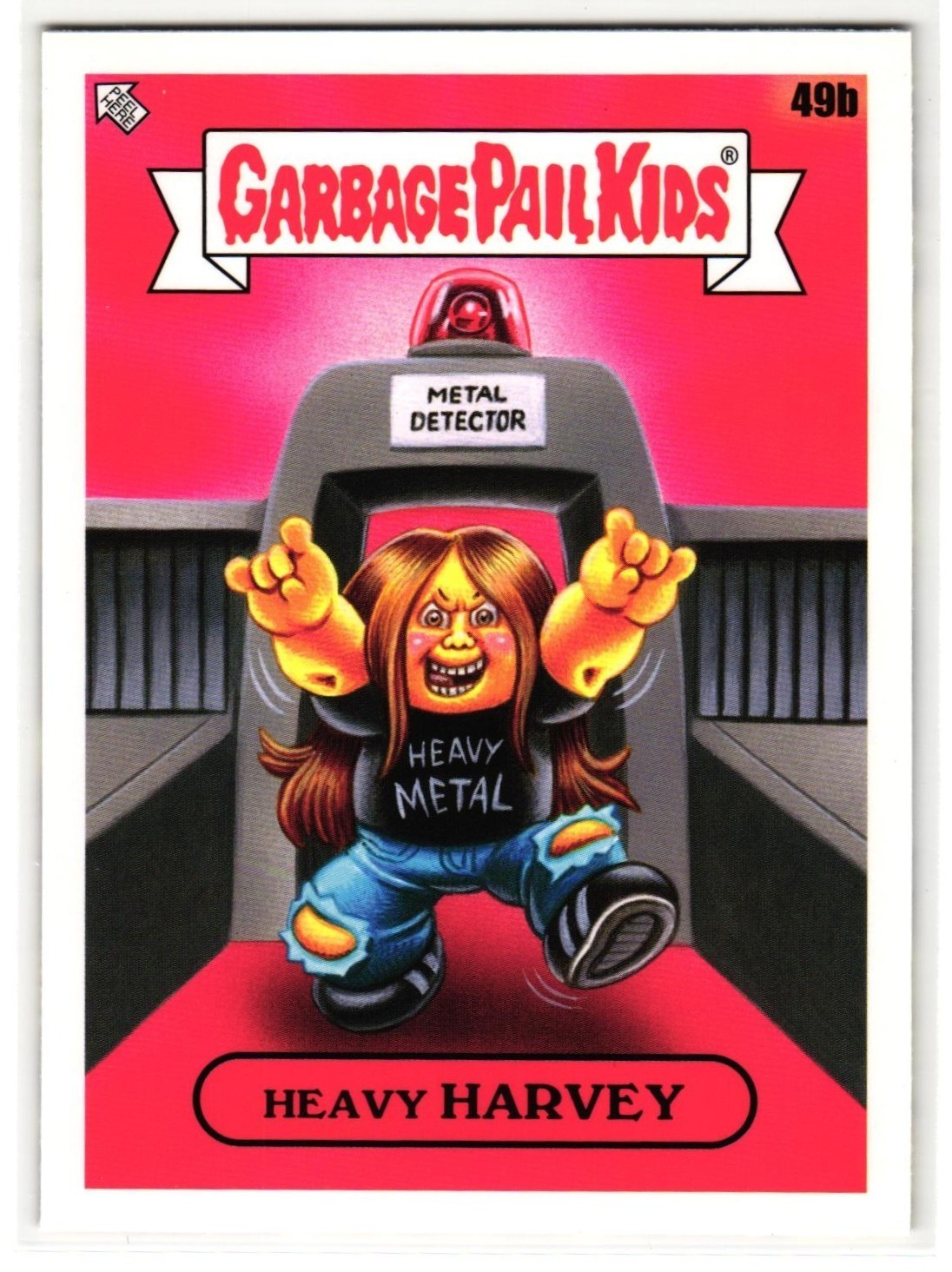 Heavy Metal Music HARVEY GPK Garbage Pail Kids 2021 Go On Vacation #49b