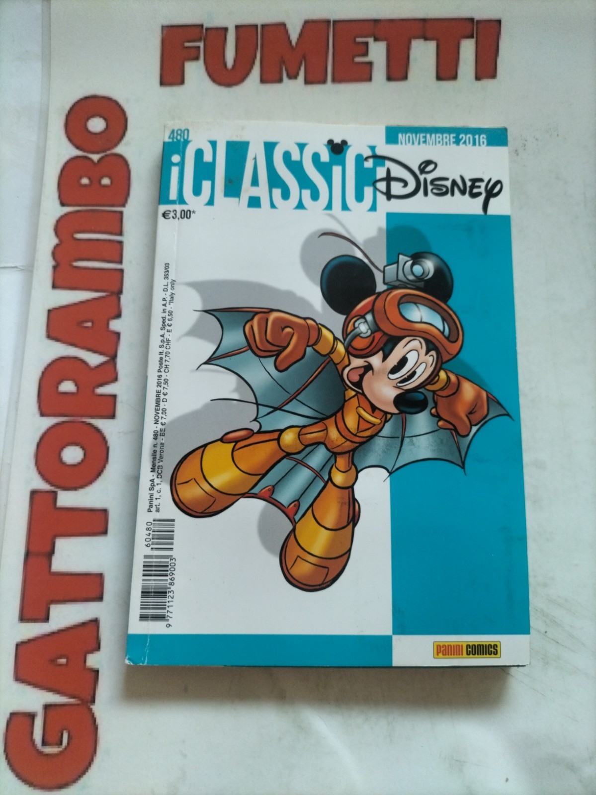 I Classici Disney n.480 anno 2016 - panini Comics ottimo 