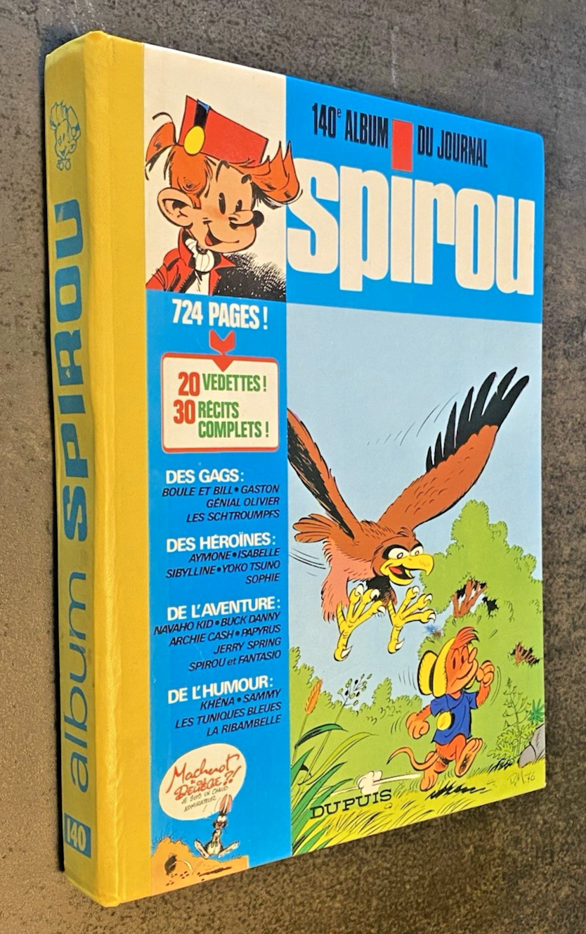 Reliure  Album du journal SPIROU N° 140 - 1976 - Bel Etat - Cote BDM 30€