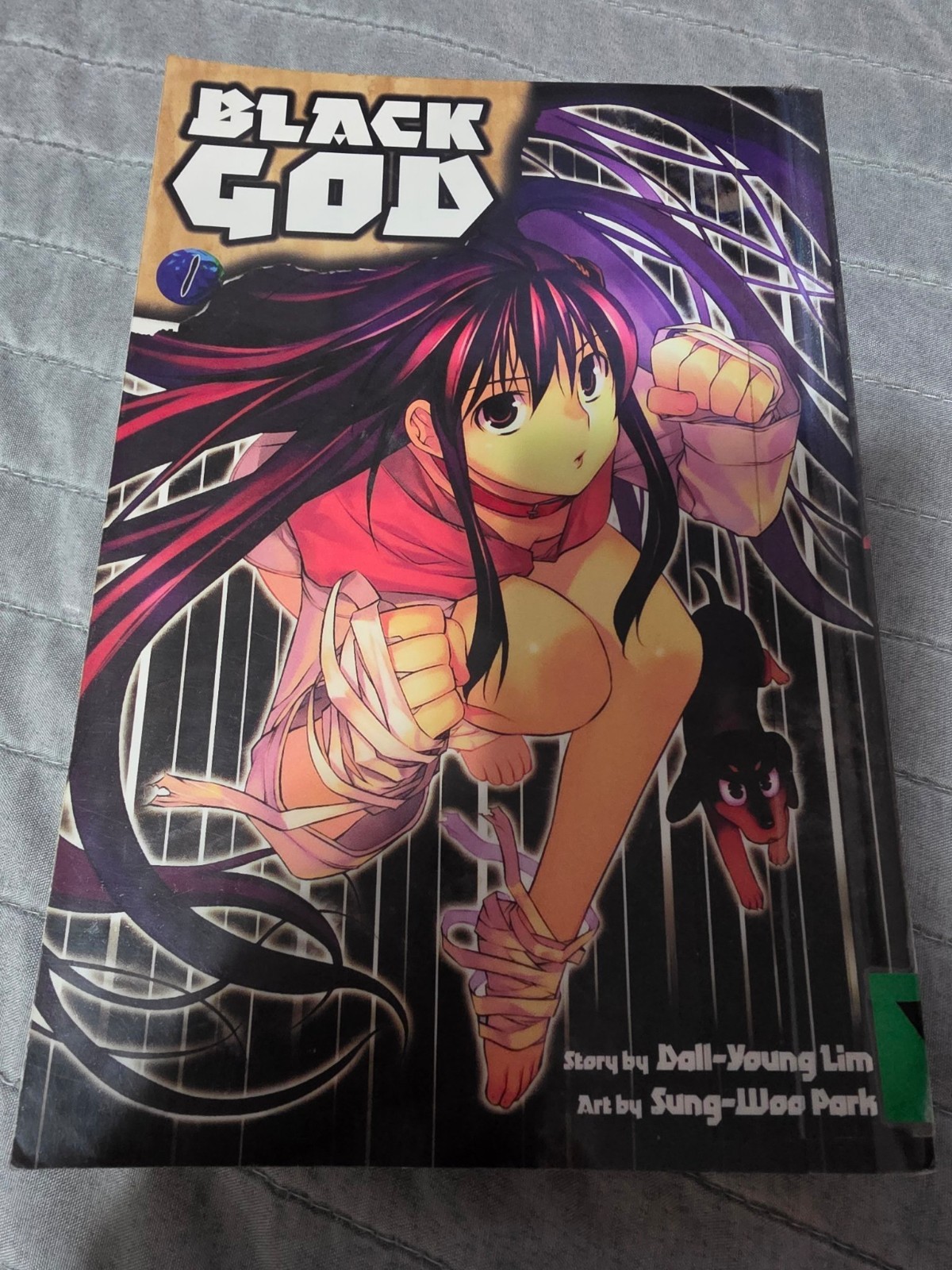 Lotto Manga Black God Vol 1-4, 6-10 Yen Press Inglese Ex Biblioteca Set di 9