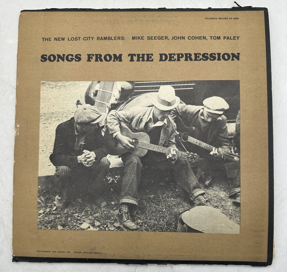 The New Lost City Ramblers Songs From The Depression Folkways FH 5264 VG/VG+