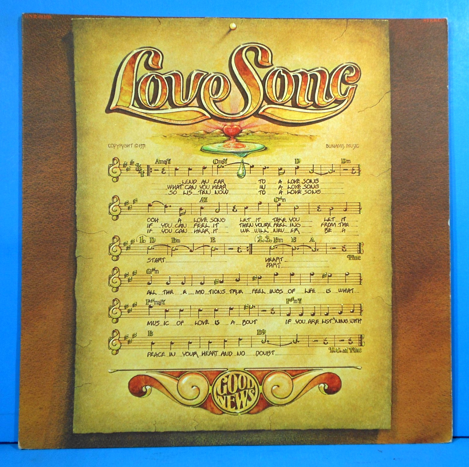 LOVE SONG SELF LP 1975 ORIGINAL GREAT CHRISTIAN ROCK NICE CONDITION VG/VG++!!A