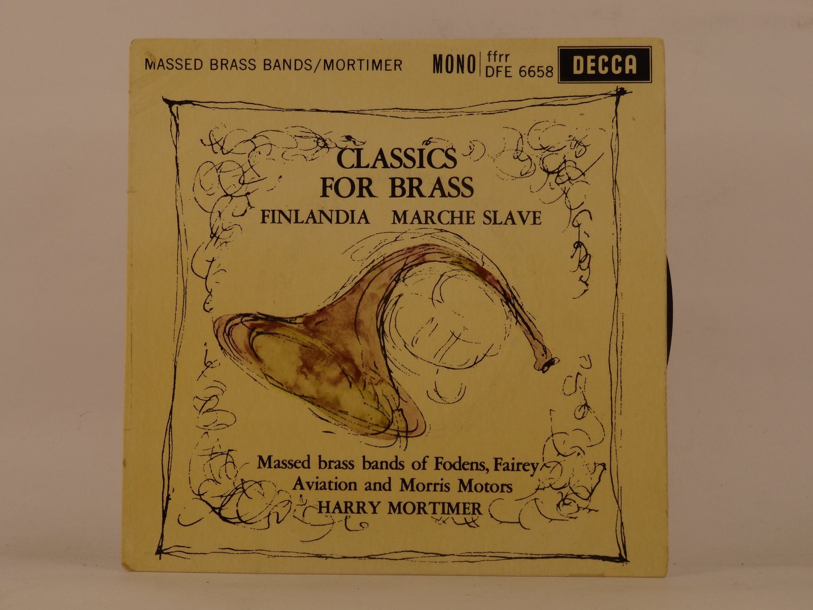 HARRY MORTIMER CLASSICS FOR BRASS (FINLANDIA/MARCHE SLAVE) (96) 2 Track 7" Singl