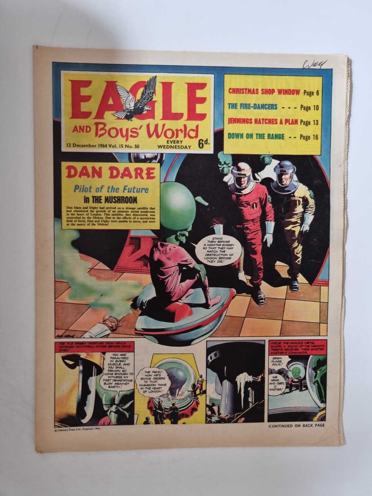 Eagle and Swift Vol 15 No 50, 12th December 1964