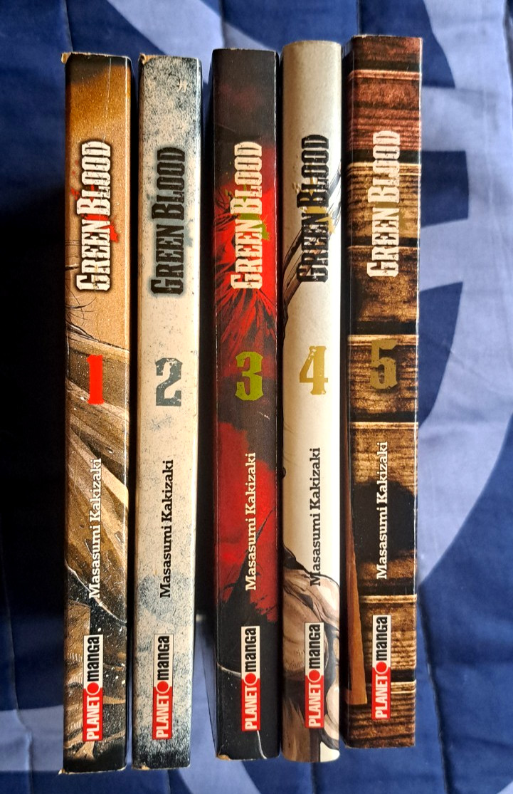 GREEN BLOOD 1-5 MASASUMI SERIE COMPLETA PLANET MANGA - LEGGI DESCRIZIONE