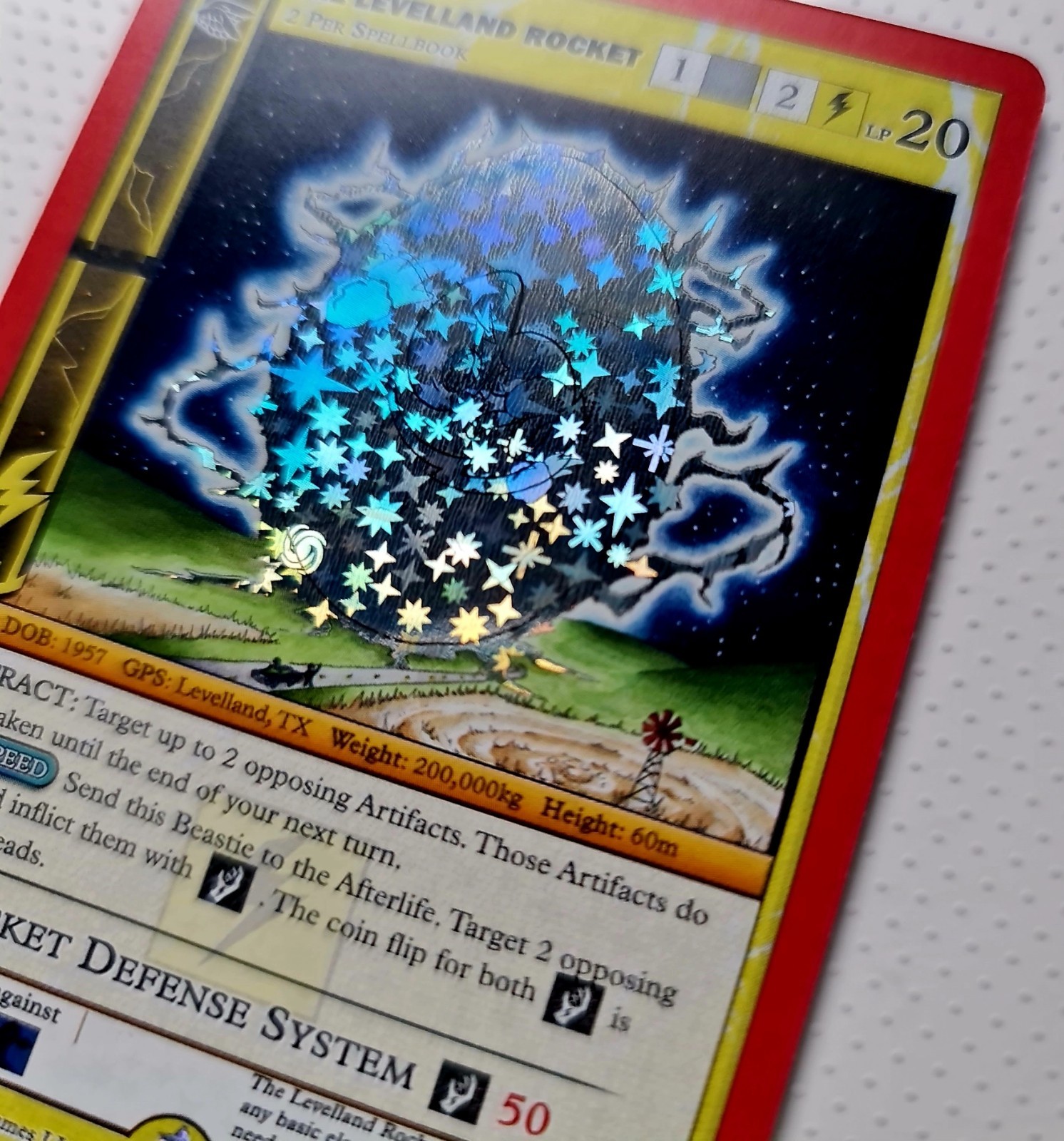 MetaZoo 2022 1st Edition - The Levelland Rocket Holo Foil Gold