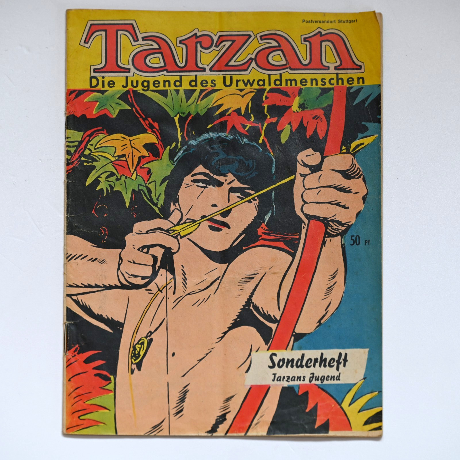 Quaderno speciale Tarzan - La giovinezza dell'uomo della foresta vergine - fumetto vintage originale anni '50