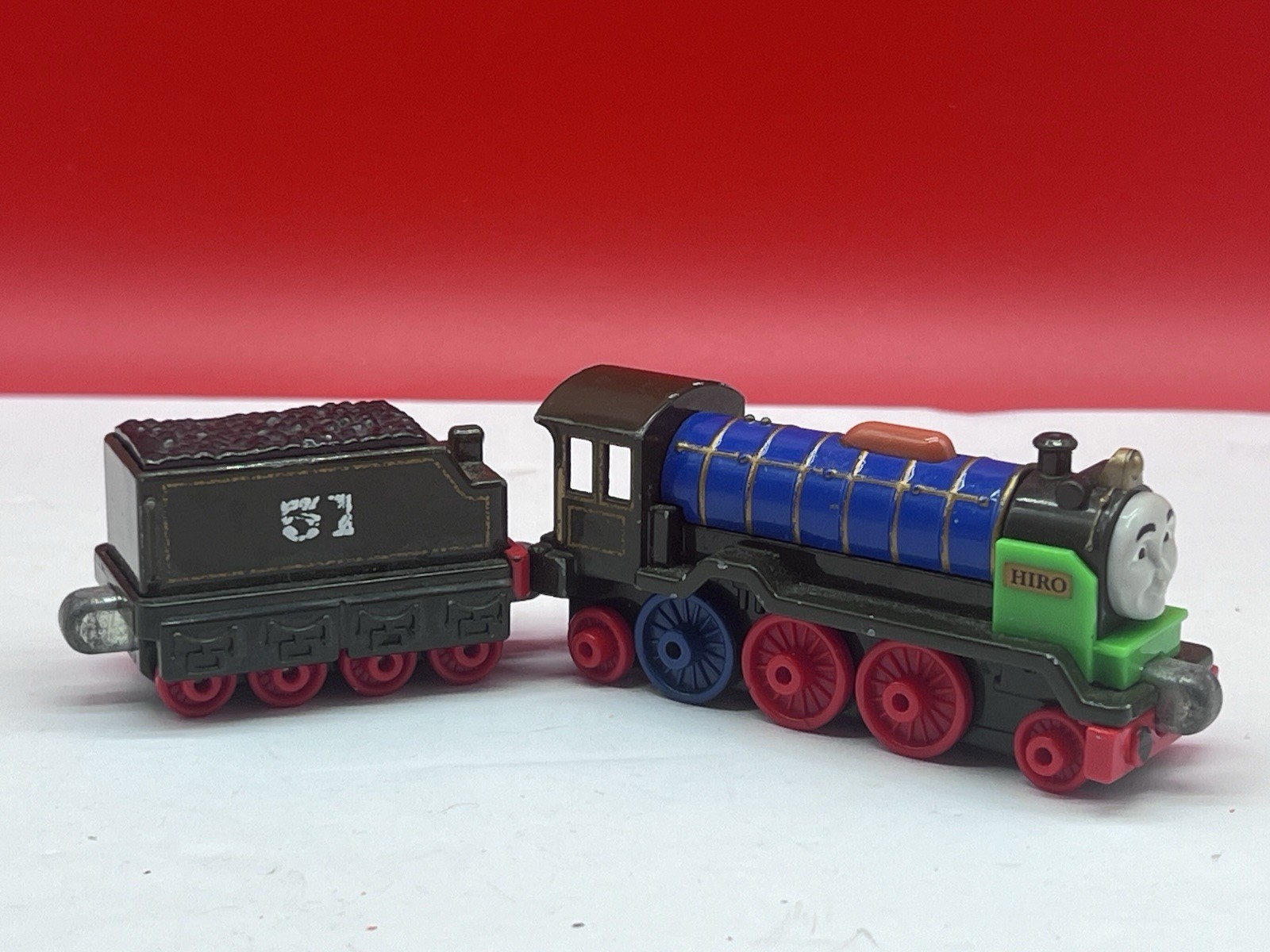 Thomas Friends Take-n-Play Patchwork Hiro & Tender Diecast R9617 Hero of Rails