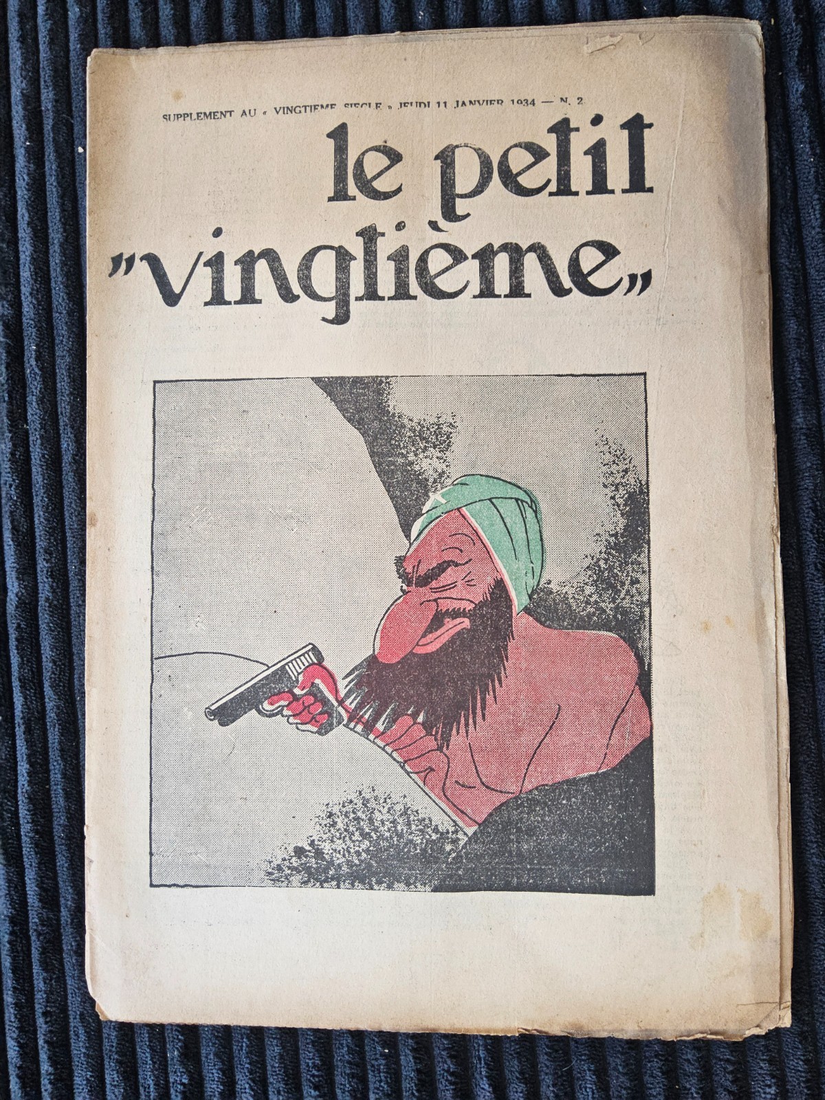 Tintin - Petit Vingtième - Numéro 2 de 1934